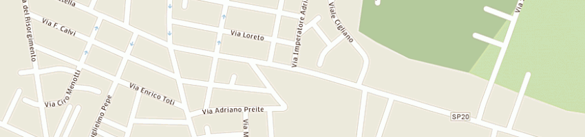 Mappa della impresa magi di martino giuseppina a COPERTINO