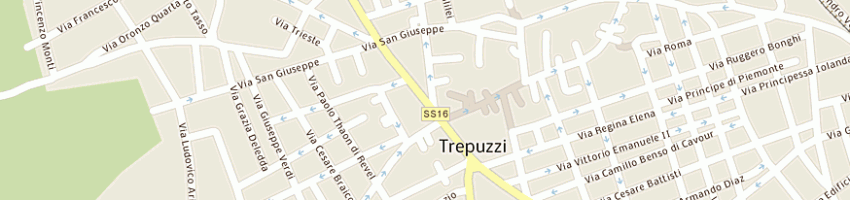 Mappa della impresa ' 2 r' srl a TREPUZZI
