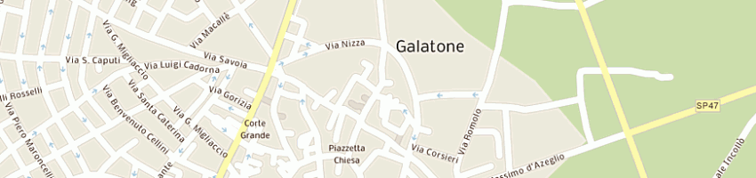 Mappa della impresa filieri donato a GALATONE