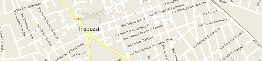Mappa della impresa durante giovanni carlo a TREPUZZI