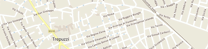Mappa della impresa associazione nazionale vigili del fuoco in congedo a TREPUZZI