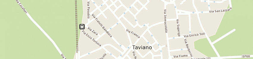 Mappa della impresa cartotecnica futura di rizzo cosima marina a TAVIANO