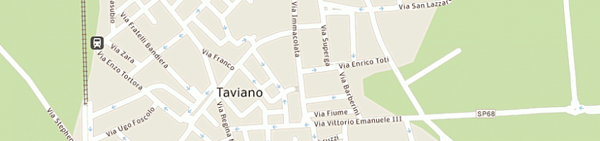 Mappa della impresa cavalera immacolata a TAVIANO