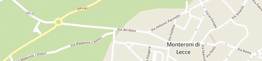 Mappa della impresa cooperativa ' la fiorita ' srl a MONTERONI DI LECCE