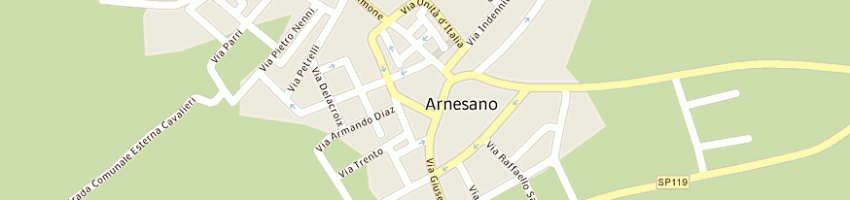 Mappa della impresa poste italiane - ufficio postale di arnesano a ARNESANO