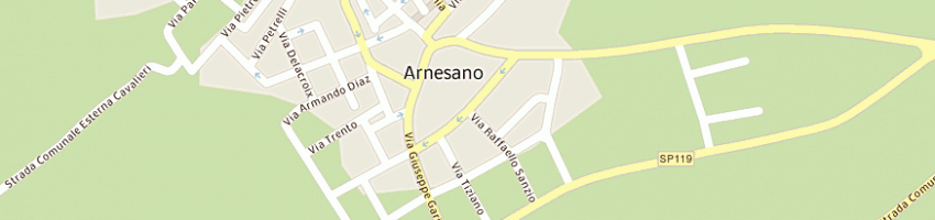 Mappa della impresa autoscuola aramini e lupo di anna serena cutrino e daniele lupo e c snc a ARNESANO
