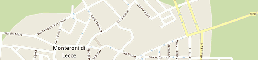 Mappa della impresa alimenta carni srl a MONTERONI DI LECCE