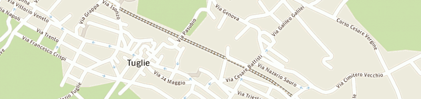 Mappa della impresa ercole carburanti di solida gianni e c snc a TUGLIE