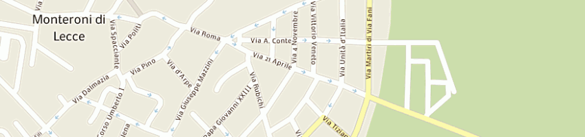 Mappa della impresa copisteria duebbi di a p a MONTERONI DI LECCE