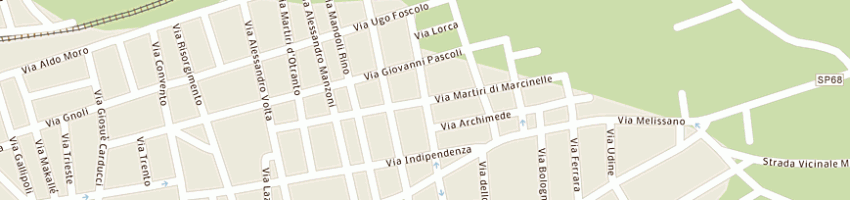 Mappa della impresa rizzo m agenzia assicurazioni a RACALE