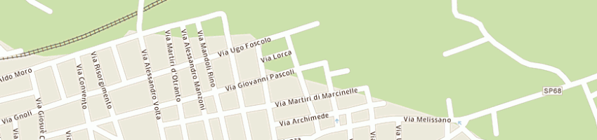 Mappa della impresa ninfeo srl a RACALE