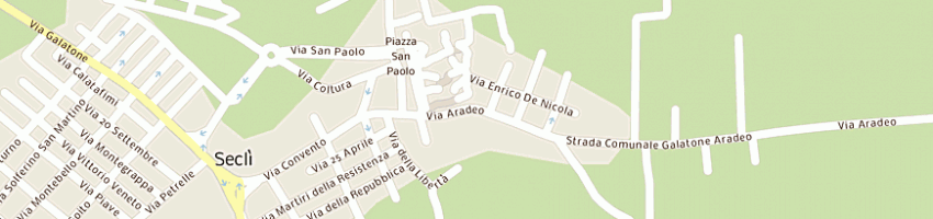 Mappa della impresa dial srl a SECLI 