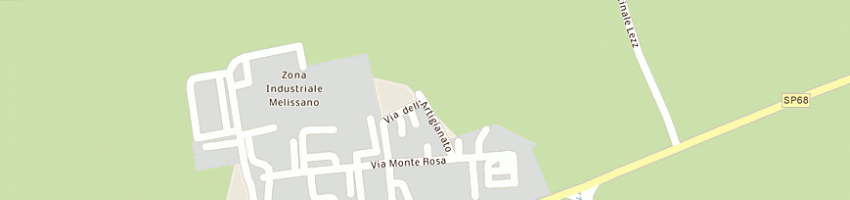 Mappa della impresa gianfreda etichette di gianfreda giovanni a MELISSANO