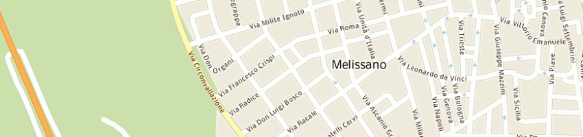 Mappa della impresa savio antonella maria a MELISSANO