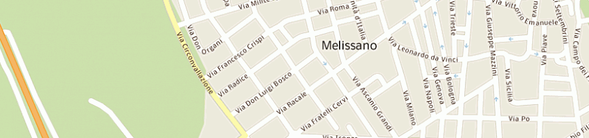 Mappa della impresa calzificio mari di rimo massimo a MELISSANO