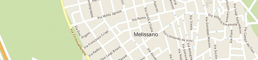 Mappa della impresa siciliano donato a MELISSANO