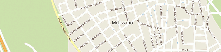 Mappa della impresa autoscuola botrugno di botrugno salvatore a MELISSANO