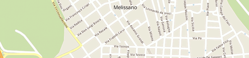 Mappa della impresa giannelli antonio a MELISSANO