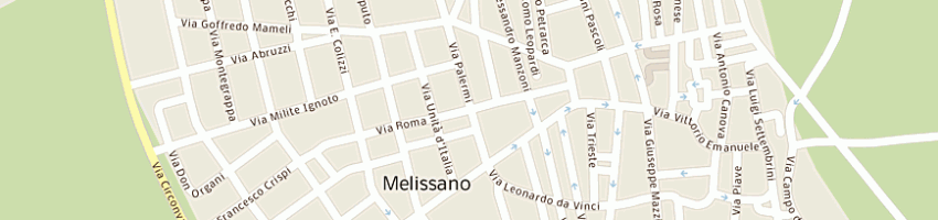 Mappa della impresa greco severino a MELISSANO