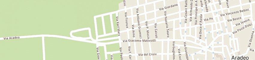 Mappa della impresa municipio a ARADEO
