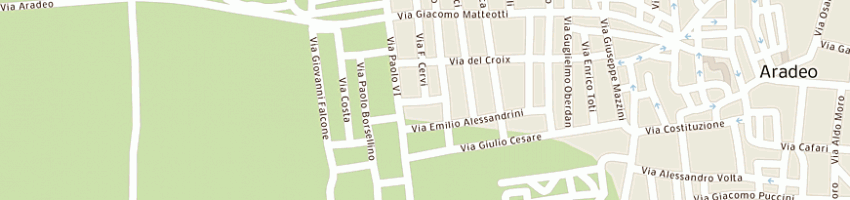 Mappa della impresa scuola materna a ARADEO