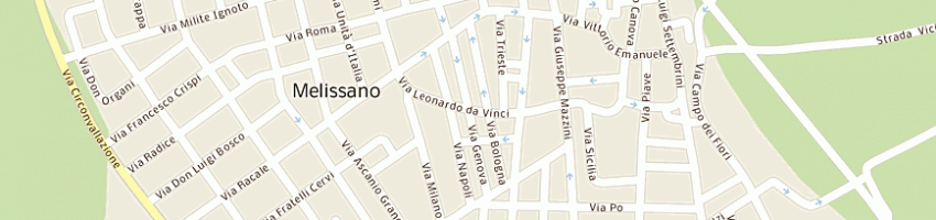 Mappa della impresa galati riccardo a MELISSANO