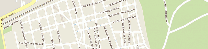 Mappa della impresa aquila tommasina a MELISSANO