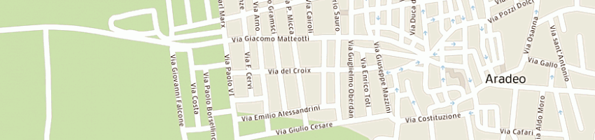 Mappa della impresa calisi nicola a ARADEO