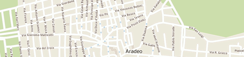 Mappa della impresa cutuli antonio maurizio a ARADEO