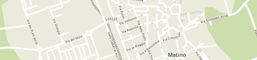 Mappa della impresa barone srl a MATINO