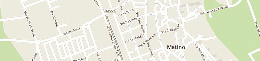 Mappa della impresa san paolo imi spa ag matino a MATINO
