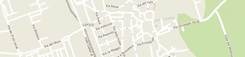 Mappa della impresa poste italiane - ufficio postale di matino a MATINO