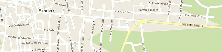 Mappa della impresa 'coluccia snc' di coluccia gianluca e c a ARADEO