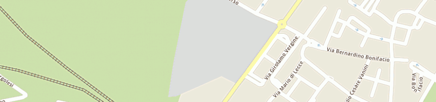 Mappa della impresa bitumi sud srl a LECCE