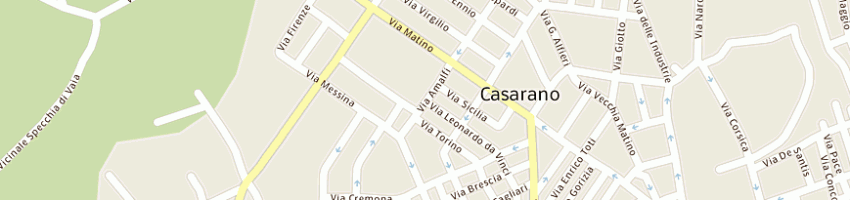 Mappa della impresa ozza rocco a CASARANO