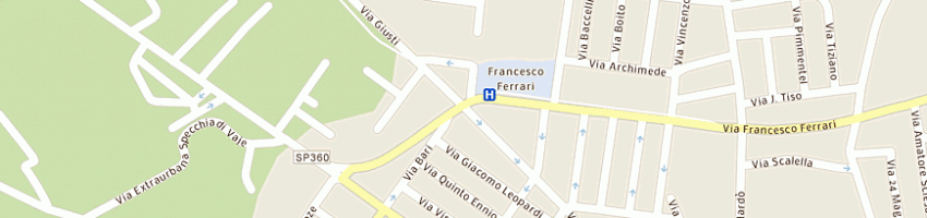 Mappa della impresa emmevierre di vigna antonio a CASARANO