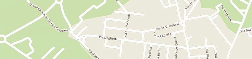 Mappa della impresa treichel monika a CASARANO