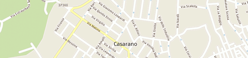 Mappa della impresa scardigno elevatori snc a LECCE