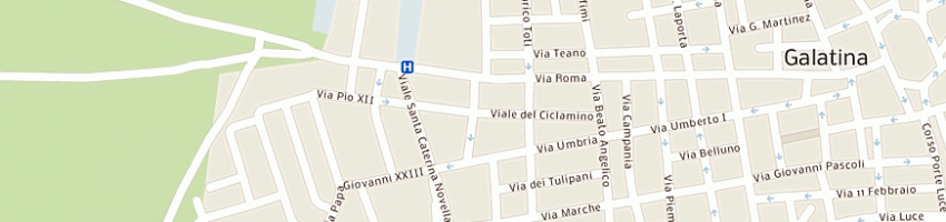 Mappa della impresa carabinieri a GALATINA