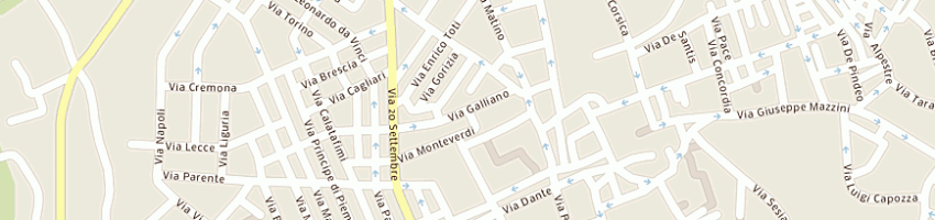 Mappa della impresa orazzo adriano a CASARANO