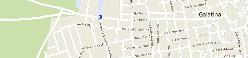 Mappa della impresa ragos antonio a GALATINA