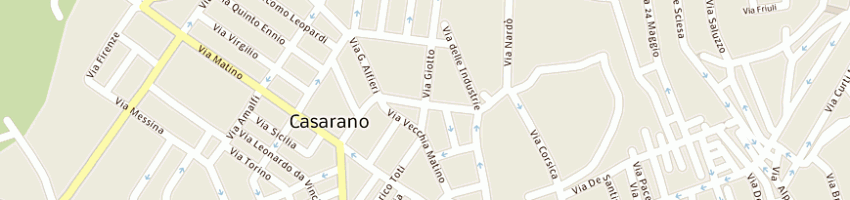 Mappa della impresa five point sas di bolognini emanuele e c a CASARANO