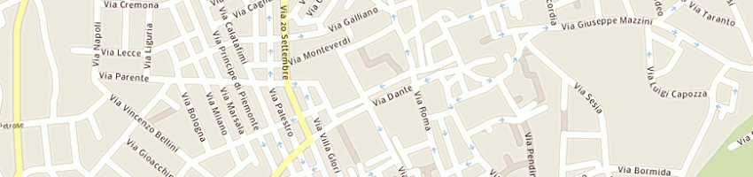 Mappa della impresa provincia di lecce a CASARANO