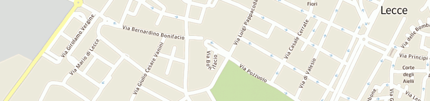 Mappa della impresa eurospin-puglia srl a LECCE