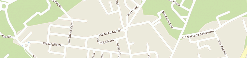 Mappa della impresa asilo nido a CASARANO