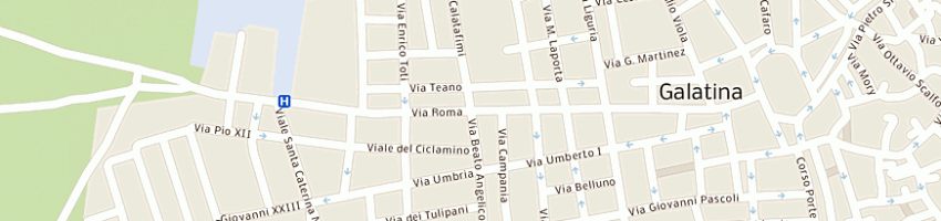 Mappa della impresa beccarisi claudio a GALATINA
