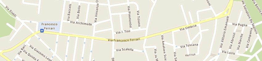 Mappa della impresa d'aquino calzature di d'aquino tommaso e c sas a CASARANO