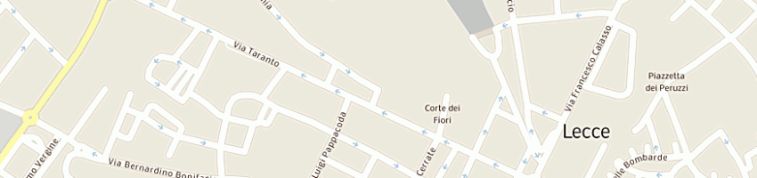 Mappa della impresa carbone vittorio a LECCE