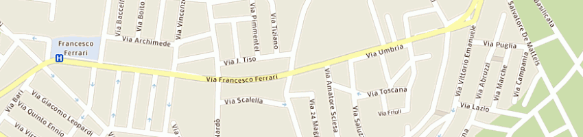 Mappa della impresa fattizzo giuseppe a CASARANO