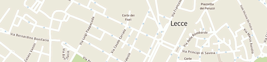 Mappa della impresa studio s umberto di florio diego a LECCE